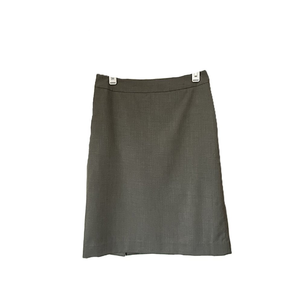TEENFLO  Classic Pencil Skirt Made in Canada  Size 6 Grey Like New